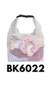 Tas Jaring Transparan Waterproof Tas Pouch Travel 2 Ukuran Kantong Penyimpanan Serbaguna New BK6022