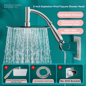 Stainless Steel Pressurized Ceiling Shower Head
