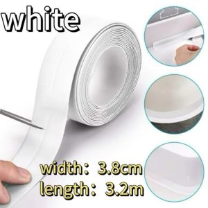 Waterproof Sealing Tape PVC Self Adhesive Bathroom Bath Wall Glue Sticker Kitchen Sink Caulk Mold Proof Seal Covering Tape Strip