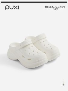 PUXI | Womens Thick Platform Sandals Slip On Hole Shoes Outdoor