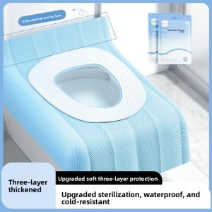 MONLEYTA | Disposable Toilet Seat Cover Hotel Guest Room Maternity Extra Large Waterproof Thickened Bathroom Seat Cushion Cover