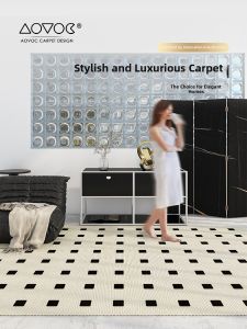 AOVOC | French Style Water Resistant Carpet