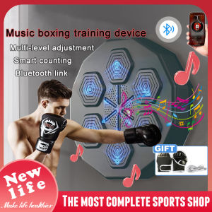 【Best Sellers】Music Boxing Machine Wall Target Children Boxing Training Equipment Sandbags and Bluetooth Function Home Play Rhythm Boxing Target Hanging Wall Free boxing Adult Decompression Training Boxing TargetIntelligent Music Boxing Trainer