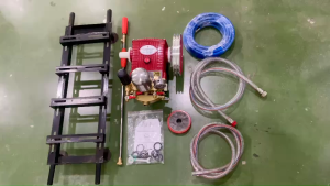 NAKSIAM ปั๊มพ่นยา 3 สูบ ขนาด 1นิ้ว NSY-086 2 IN 1 เครื่องพ่นยา3สูบ แรงดันสูง พร้อมอุปกรณ์ครบชุด รับประกัน1ปี