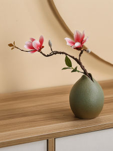 Vòm Hoa Thủy Tinh Trang Trí Bàn Làm Việc Hoa Giả Pha Nước Hoa Khô Trang Trí Nhà Cây Xanh Miệng Nhỏ Cảm Giác Cao Cấp