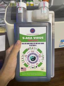 S-AGA VIRUS (1lít) kháng vi rút vi khuẩn tăng cường miễn dịch giải độc gan cho vật nuôi