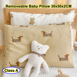 New Cotton Gauze Baby Protection Pillow Fluffy Boys Girls Sleeping Pillow Soft Removeable Nap Pillow