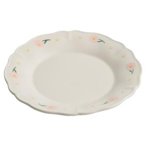 YOGEHOME | Peony Pattern Ceramic Flat Plate