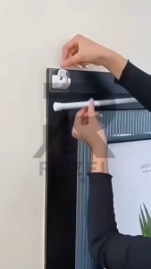 ROZEL Bracket Klip Hanger Soket Multifungsi / Soket Gantungan Tanpa Bor / Bracket Tiang Fleksibel