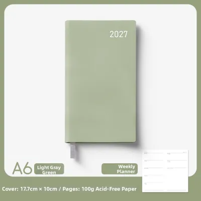 Portable Schedule Book for Time Management Study and Self-discipline