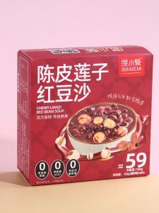 Authentic Chrysanthemum Fruits Red Bean Paste Strong Satiety Instant Food No Sugar No Fat Grain No Cooking Breakfast Porridge