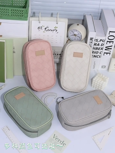 Pencil Case Extra Large Capacity Pencil Bag Portable Pen Box Multi-layer Pencil Pouch Stationery Storage Bag School Supplies Portable Cosmetic Pencil Bag Back To School Pencil Box