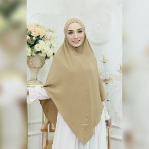 KHIMAR DEMIKA BERGO TALI JUMBO SYARI CRINKLE AIRFLOW KERUDUNG JILBAB DAILY