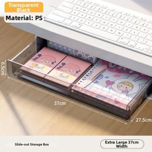 Under Desk Drawer Organizer Box