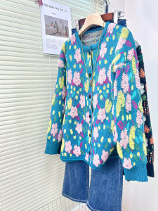 QINGNAER | Gentle Style Oversized Women Sweater