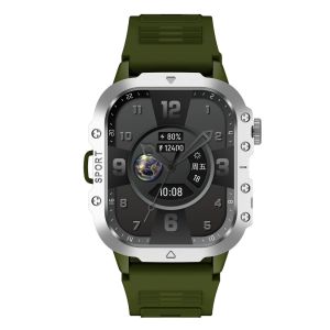 2025 Ban Đầu H11 Đồng hồ thông minh 2.01 Inch Nam Nữ 3D Chuyển Giao Ui Năng Động Đảo cuộc gọi bluetooth thể thao ngoài trời Tập Thể Dục Không Dây Sạc Smartwatch