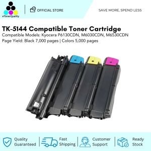 ETQ TK-5144 Compatible Toner Cartridge for Kyocera P6130CDN M6030CDN M6530CDN models