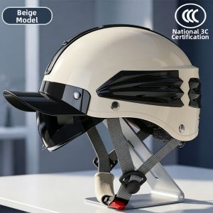 JUNHAOLONG | Summer Sun Protection Visored Helmet