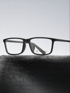 Emporio Armani | Black Square Business Casual Full Frame Eyeglass Frame