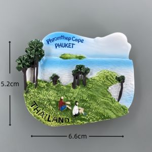 ของที่ระลึกที่สร้างสรรค์และแม่เหล็กสำหรับติดตู้เย็น ของขวัญท่องเที่ยวที่สวยงามและสร้างสรรค์ ภาพวาดและตกแต่งบ้าน