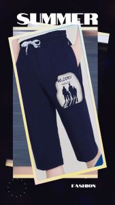 #กางเกงลำลองผู้ชายขา 4ส่วนใส่เที่ยวต้อนรับหน้าร้อน-ราคาพิเศษ+เก็บเงินปลายทาง= กางเกงผู้ชายสินค้ามาใหม่ ลายสกรีนเท่ๆ เนื้อผ้าคอตตอน ผ้านิ่ม ใส่สบาย ไม่ร้อน รีดทับลายสกรีนได้