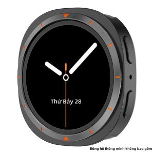 Vỏ Kim Loại Chắc Chắn Cho Samsung Galaxy Watch 9/8 44mm/40mm Ốp Bảo Vệ PC Hợp Kim Kẽm Bảo Vệ Đồng Hồ