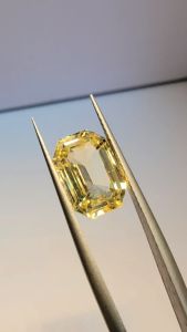 Natural Yellow Sapphire 5..60ct From Sri Lanka | Safir Kuning Sali | Puspa Raangam | Certified