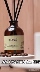 Pengharum Ruangan Reed Diffuser Aroma Kopi Segar Aromaterapi Relaksasi Kantor Kamar Tidur Hotel