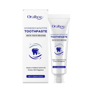 oralhoe | Hydroxyapatite Toothpaste Brighten Toothpaste Cleaning Oral Hygiene Dental Bleach Remove Plaque Freshen Breath Tooth Whiten