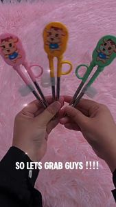 OCM Chopstick Kids Cartoon Learning Chopstick Training Stainless Belajar Penyepit Kartun Kanak Kanak 卡通儿童筷子