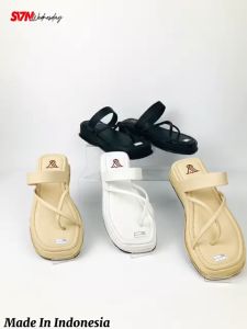 Sandal Wedges Musim Panas 2023 & Gaya Sandal Jepit Kaki Persegi