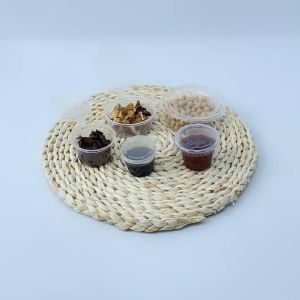 บริเวณปลา ถ้วยพลาสติก ถ้วยซอส ถ้วยน้ำจิ้ม กระปุกน้ำจิ้ม กระปุกพลาสติก ถ้วยซอส 50 ชิ้น 1-4OZ แพ็ค50