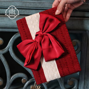 Real Me Christmas Knot Original Handmade Cloth Book Clothes A5a6 Notebook Hand Account Notepad Cover Cultural Creative Gift