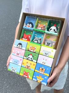 บล็อกนาโน Panda Tiger Raccoon Zoo Building Blocks PUZZLE ของเล่นเพื่อการศึกษาสําหรับเด็กชายและเด็กหญิง