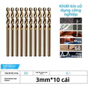 MONLEYTA | Mũi Khoan Thép Coban-304 Cường Độ Cao