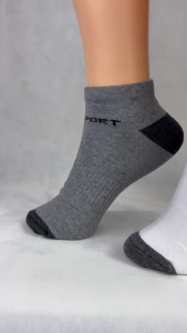 ถุงเท้าสั้น Comfort-3 ถุงเท้าเเฟชั่น 6คู่ 12คู่ เล่นกีฬา ทำงาน เที่ยว PSSPORT 3สี ระบายอากาศ ชายหญิง