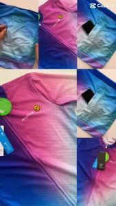 [Nữ] Áo Đạp Xe Nữ Motive WM Cycling Jersey - Tím Ombre