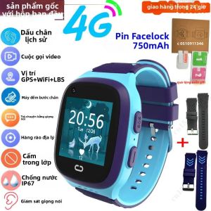 Đồng Hồ Thông Minh 4G Cho Trẻ Em Tích Hợp GPS Wifi Gọi Video Camera SOS Chống Nước IP67 Có Chức Năng Trả Lời Cuộc Gọi