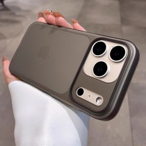 Official Matte Translucent Phone Case For iPhone 17 Air 16 15 14 Plus 13 12 11 Pro Max Shockproof Ultra Thin Hard PC Cover Funda