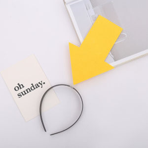 Quirky Arrow Hairband Anti-Lost Trendy Couple Stand out Face Wash Hair Accessories Exclamation Mark Question Mark