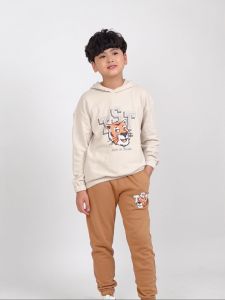 [Áo nỉ BT dài tay 02 311] Bộ thu đông bé trai Bigfox Miss Meow kiểu hooddie dài tay có mũ style Hàn Quốc size đại trẻ em 3911 tuổi 38kg