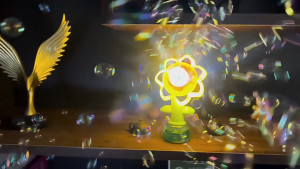 【S.mart】SunFlower Bubble Machine Rechargeable Battery & Dancing Sway