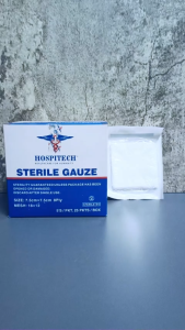 Hospitech Sterile Gauze Swabs/Pad 8ply 7.5CMX7.5CM (5S/PKT)