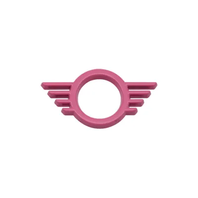รถโลหะประตูล็อค Pin Wing Emblem Badge Decal สําหรับ Mini Cooper F55 F56 F57 F60 R55 R56 R57 Countryman รถอุปกรณ์เสริม