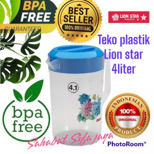 terlaris!!! TEKO PLASTIK UKURAN JUMBO 4LITER/WATER JUG 41 LITER TEKO AIR LION STAR