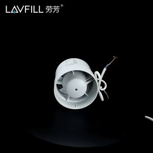 Quạt thông gió đường ống 125mm Quạt hút tăng áp đường ống không ồn hãng LAVFILL LFI-11S