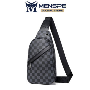 MENSPE กระเป๋าสะพายข้างสำหรับผู้ชายกระเป๋ากระเป๋าสำหรับกระเป๋าสะพายไหล่เดินทางลำลองกระเป๋าคาดหน้าอกผู้ชายกระเป๋าคาดหน้าอกกระเป๋าถนนผู้ชายแฟชั่นกระเป๋าสะพายไหล่กันน้ำได้เหมาะสำหรับนักศึกษา