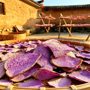 Purple Jade Chinese Yam Slices