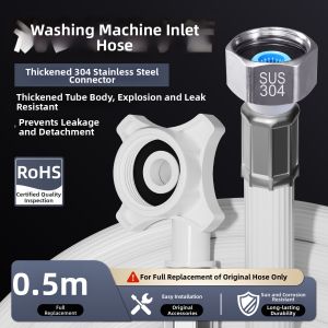 BOXIDE | Universal Washing Machine Inlet Hose For Fully Automatic Top-Load & Front-Load Washers Long