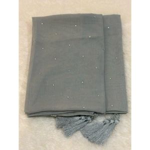 HIJAB SEGI EMPAT PARIS PAYET SWAROVSKY TABU KEPALA PARIS TASEL